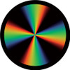 Rainbow Pinwheel - Apollo Glass Gobo #CS-0108