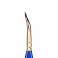 Bdellium Golden Triangle Bent Eyeliner Brush 708 (close up). Sold by Norcostco.