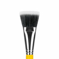 Bdellium Tools Studio Duo Fibre Face Shading Brush 966 (close up). Sold by Norcostco.
