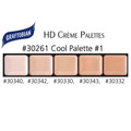 Graftobian HD Creme Palette Cool 1 Color Chart