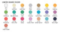 Ben Nye Lumiere Grande Colour Chart
