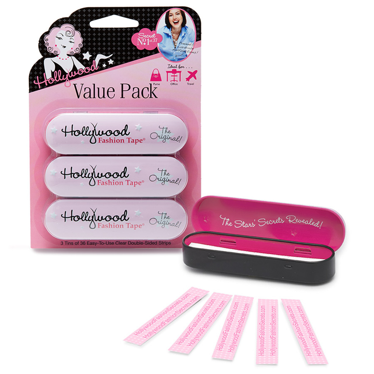 Hollywood Fashion Secrets Fashion Tape Value Pack - Norcostco, Inc.