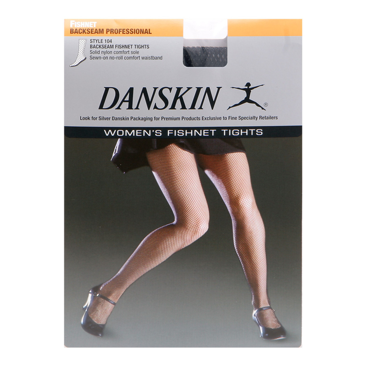 Professional Back Seam Fishnet Tights with Lined Foot