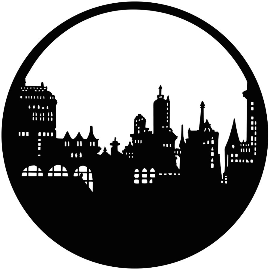 Gam Gobos Old City Skyline - GAM Gobo #212 - Norcostco