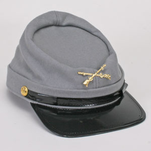Civil War Confederate Kepi - Wool 