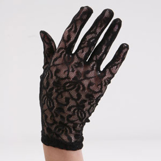 Gloves, Ladies Stretch Lace Wrist Length