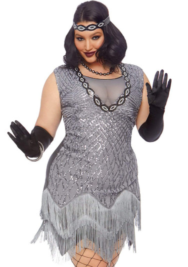2 Pc Roaring Roxy Flapper plus size