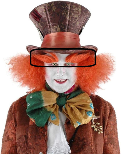 Mad Hatter Eyebrows