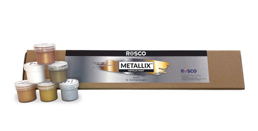 Rosco Metallix Metallic Paint Test Kit