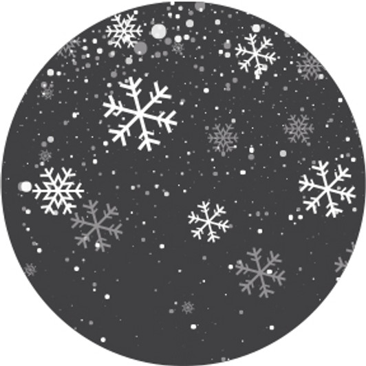Snowflakes At Midnight - Rosco Glass Gobo #82943