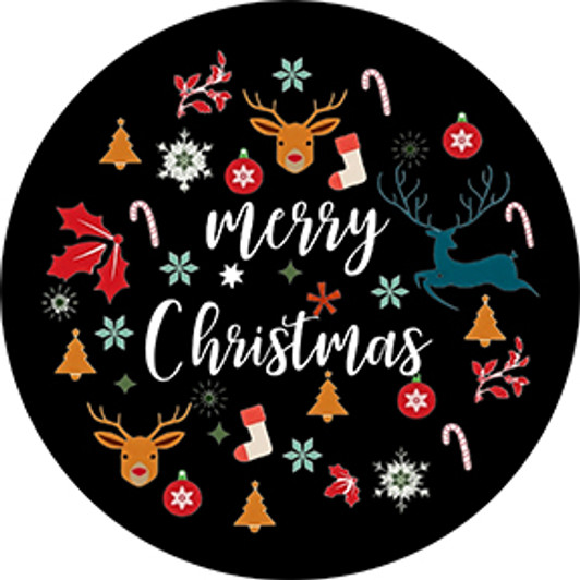 Merry Christmas All Around - Rosco Glass Gobo #86819