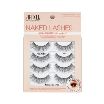 4 Pack of Ardell Naked Lashes 423 (in packaging). Sold by Norcostco.