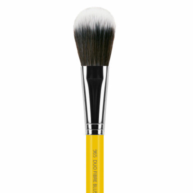Bdellium Tools Studio Duo Fiber Blusher Brush 965 (close up). Sold by Norcostco.