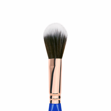 Bdellium Tools Golden Triangle Duo Fibre Blusher Brush 965 (close up, angle). Sold by Norcostco.