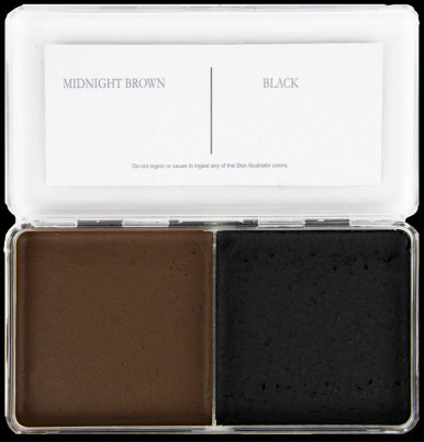 Premiere Products Skin Illustrator Dirt Palette (open lid). Sold by Norcostco.