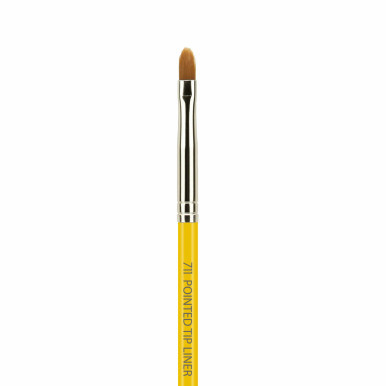 Bdellium Tools Studio Pointed Tip Liner Brush 711 (close up). Sold by Norcostco.