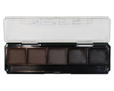 EBA Encore Brow Palette Dark (open lid). Sold by Norcostco.