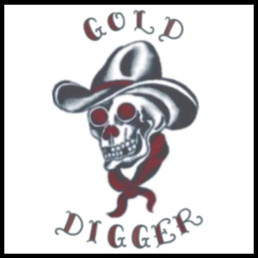 Tinsley Transfers Vintage Tattoo - 1910 Cowboy Gold Digger