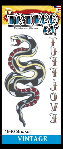 Tinsley Transfers Vintage Tattoo - 1940 Snake