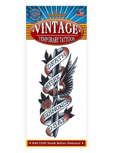 Tinsley Transfers Vintage Tattoo -1940 USAF