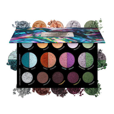 Danessa Myricks Beauty Lightwork V "I Am" Palette with swatches. Sold by Norcostco.