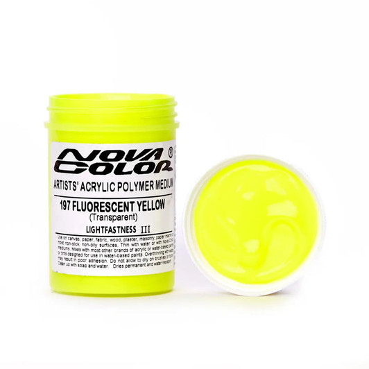Novacolor Acrylic Paint - Fluorescent Colors