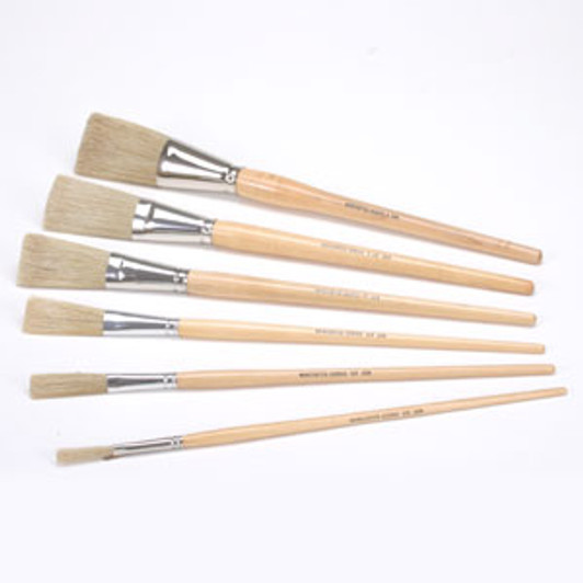 Natural Scenic Lining (Fitch) Brushes - 6 Piece Set
