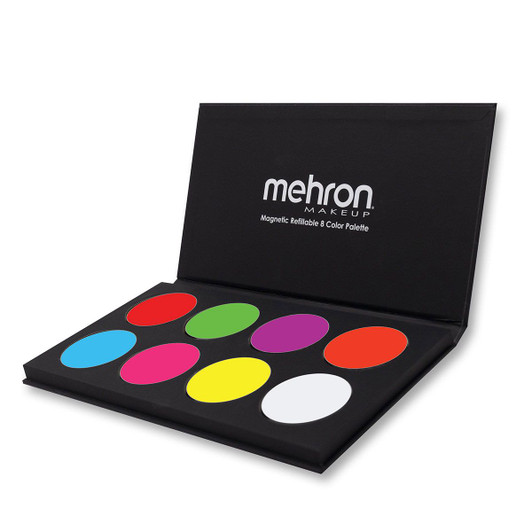 Mehron Tri-Color Makeup Kit- Clown Palette -Halloween, cosplay, SFX- .7 Oz  - NEW