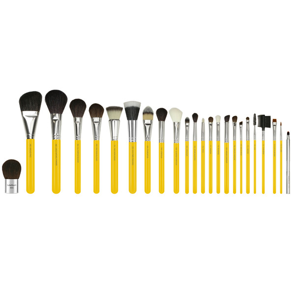 Bdellium Studio Luxury 24 pc. Brush Set with Roll Up Pouch