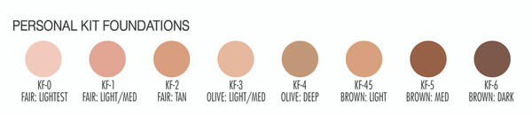 Ben Nye Personal Kit Foundation Tester Stack
