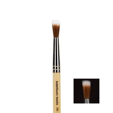 Bdellium Tools FX Precision Stippling Brush 191 (close up). Sold by Norcostco.
