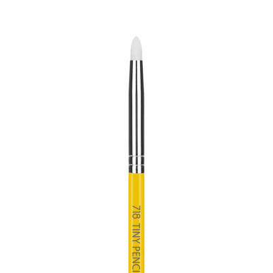Bdellium Tools Studio Tiny Pencil Brush 718 (close up). Sold by Norcostco.