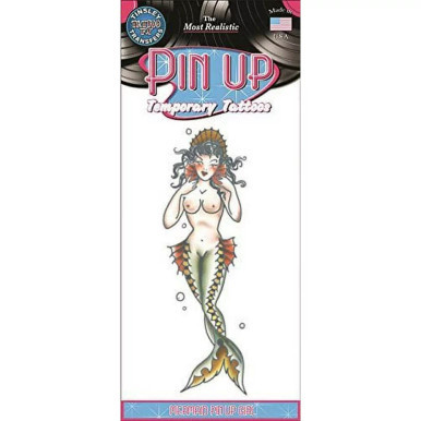 Tinsley Transfers Pin Up Tattoo - Mermaid Girl