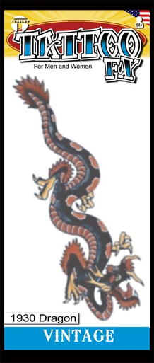 Tinsley Transfers Vintage Tattoo -1930 Dragon
