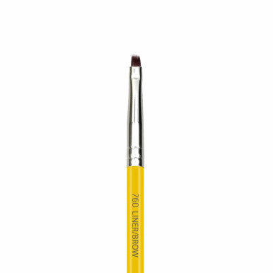 Bdellium Tools Studio Liner/Brow Brush 760 (close up). Sold by Norcostco.