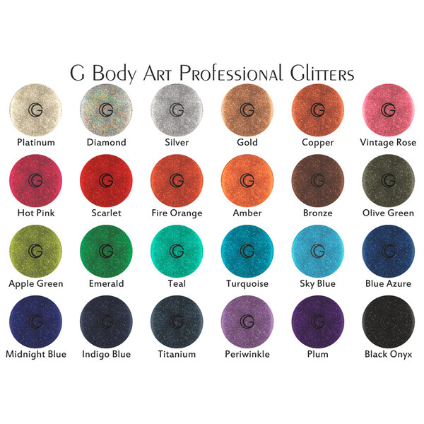 Glimmer Body Art Couture Cosmetic Glitter Colors