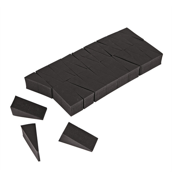 Non-Latex Sponge, 36 Wedge Block Black