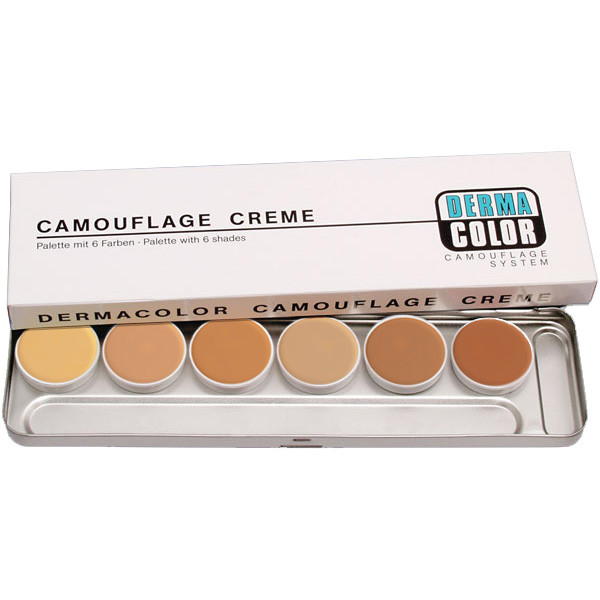 Kryolan Dermacolor Camouflage Cream Palette 6 Colors - M