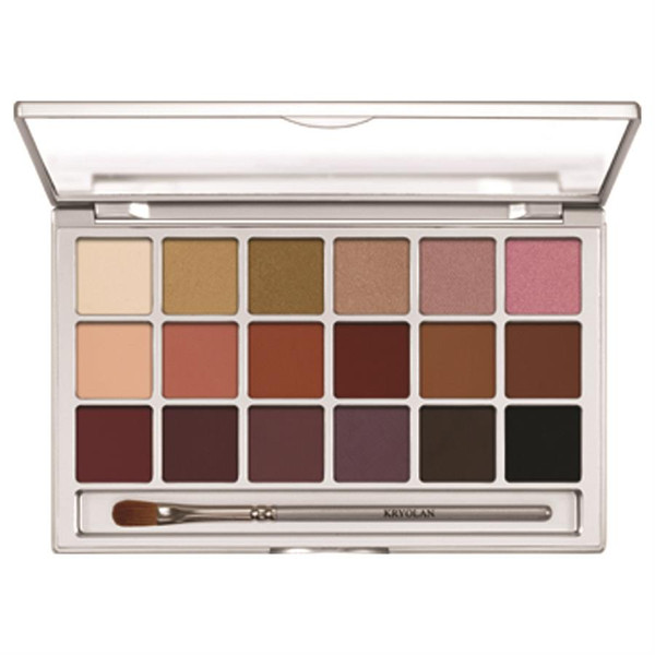 Kryolan 18 Color Eye Shadow Palette - Variety 6