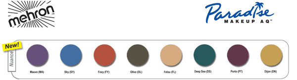 Mehron Paradise AQ Palette - Nuance Colors