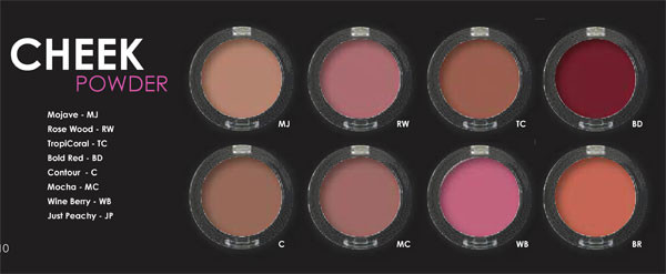 Mehron Cheek Powder Colors