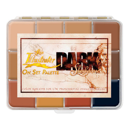 Skin Illustrator On Set Dark Flesh Palette