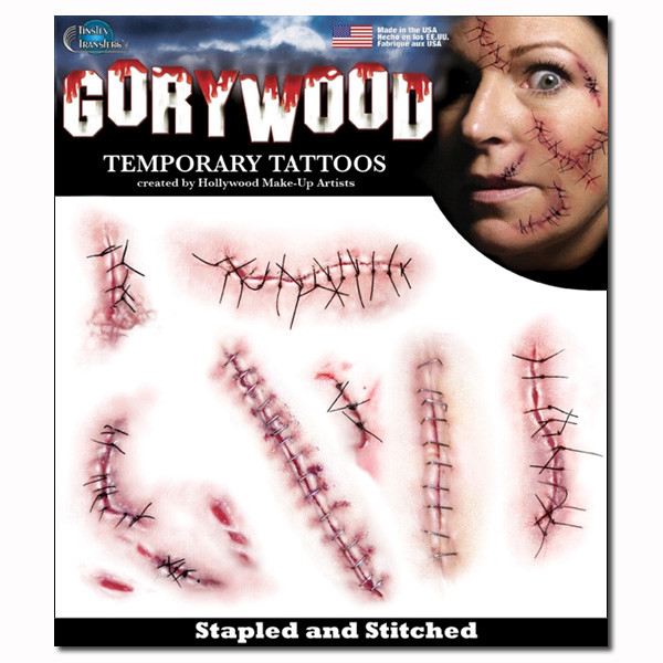 FX Tattoo Stapled and Stitched