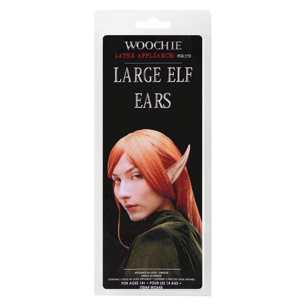 Woochie Large Elf Ears Latex Applicance