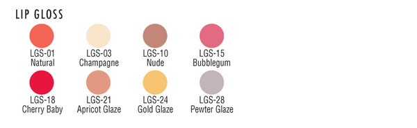 Ben Nye Lip Gloss Colors