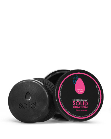 Beautyblender Blendercleanser Solid in Charcoal. Sold by Norcostco.