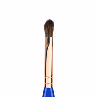 Bdellium Tools Golden Triangle Angled Shadow Brush 766 (close up). Sold by Norcostco.