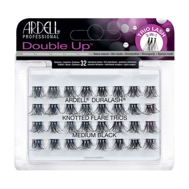Ardell Double Up Knotted Flare Trio in Medium (in packaging). Sold by Norcostco.