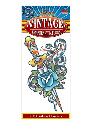 Tinsley Transfers Vintage Tattoo -1940/50 Lucky Dice