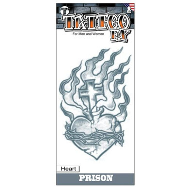 Tinsley Transfers Prison Tattoo - Heart